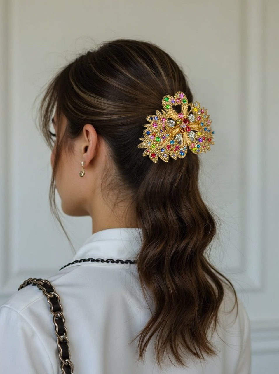 "Fancy Crystal Hair Clips & Barrettes – Stylish Hair Accessories for Every Occasion"